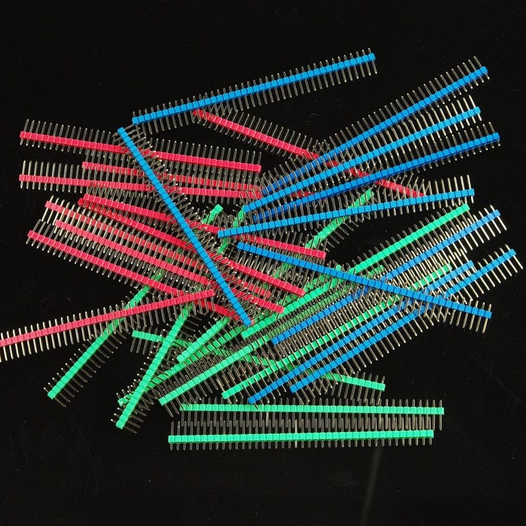 0.1″ (2.54 mm) Arduino Male Pin Headers (Straight Green 10PCS) - Image 2