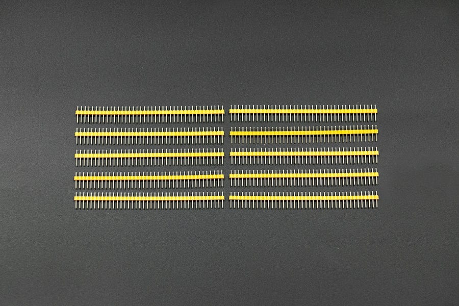 0.1″ (2.54 mm) Arduino Male Pin Headers (Straight Yellow 10PCS) [Discontinued] - Image 3