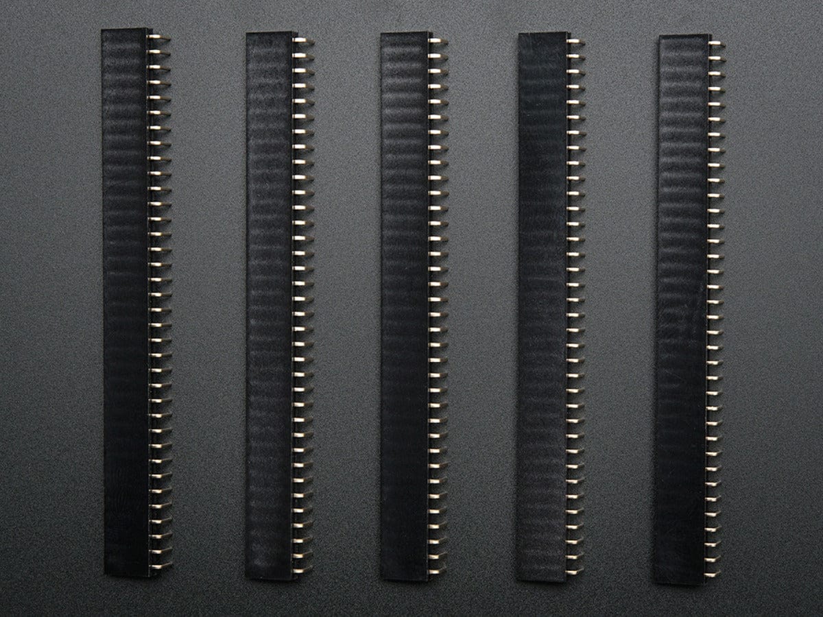 0.1" 36-pin Strip Right-Angle Female/Socket Header (5 pack) - Image 3