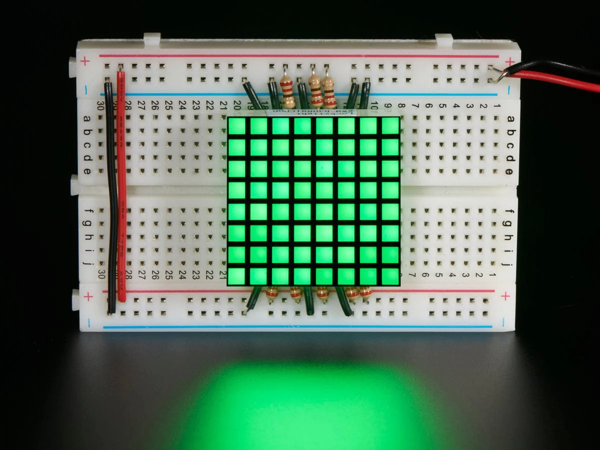 1.2" 8x8 Matrix Square Pixel - Pure Green (KWM-R30881CPGB) - Image 2