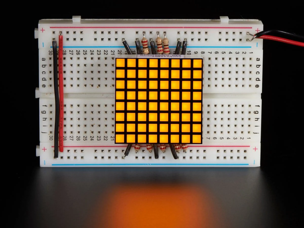 1.2" 8x8 Matrix Square Pixel - Yellow (KWM-R30881CUYB) - Image 2