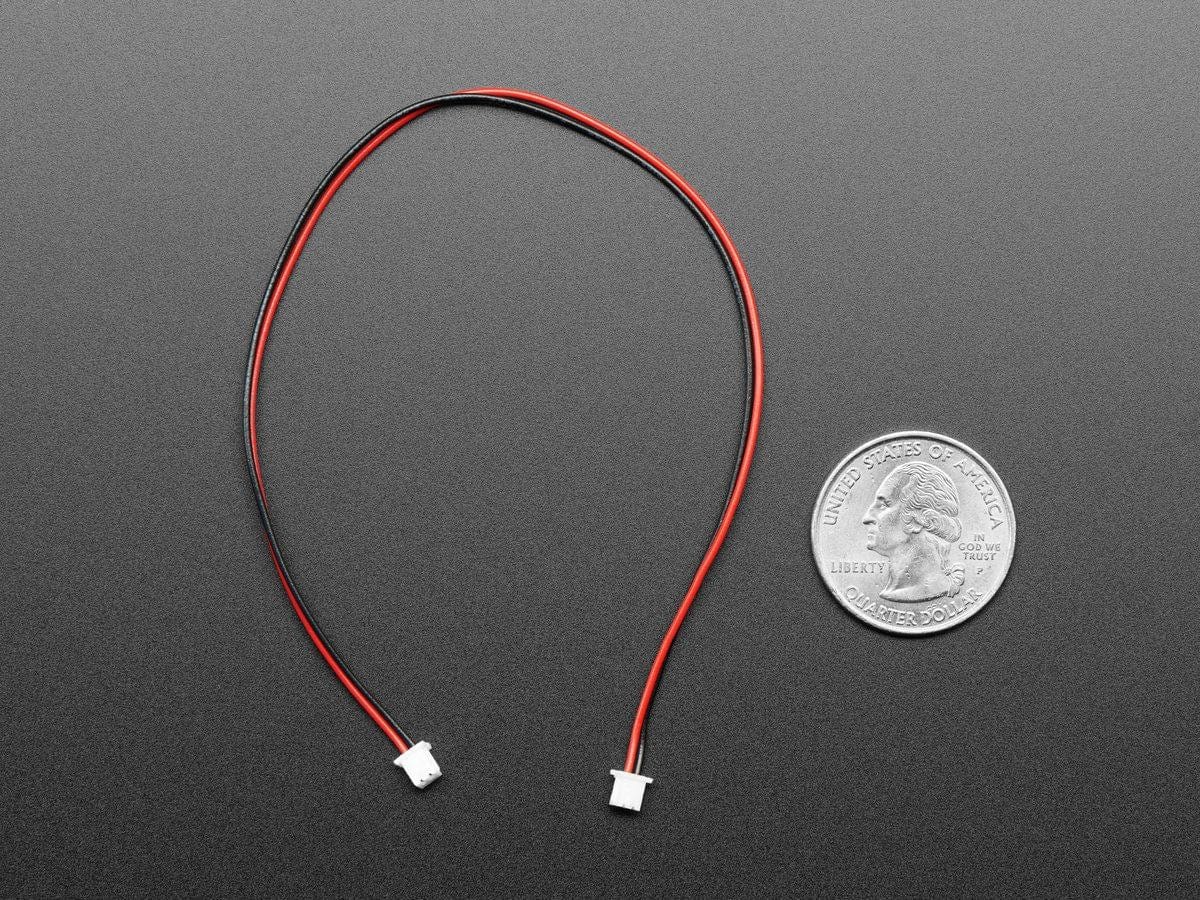 1.25mm Pitch 2-pin Cable 20cm long 1:1 Cable - Image 3