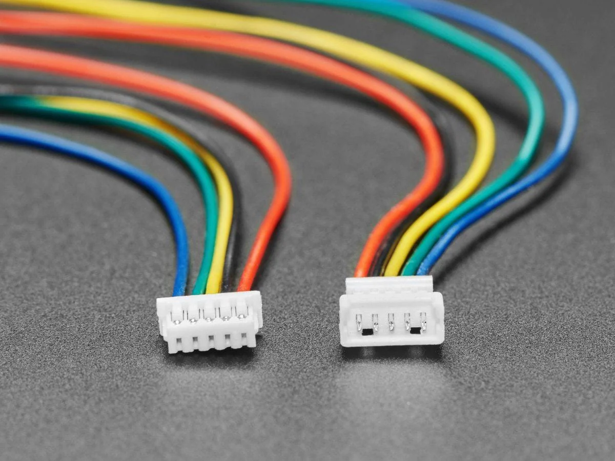 1.25mm Pitch 5-pin 28AWG Cable Matching Pair 10 cm long - Image 2