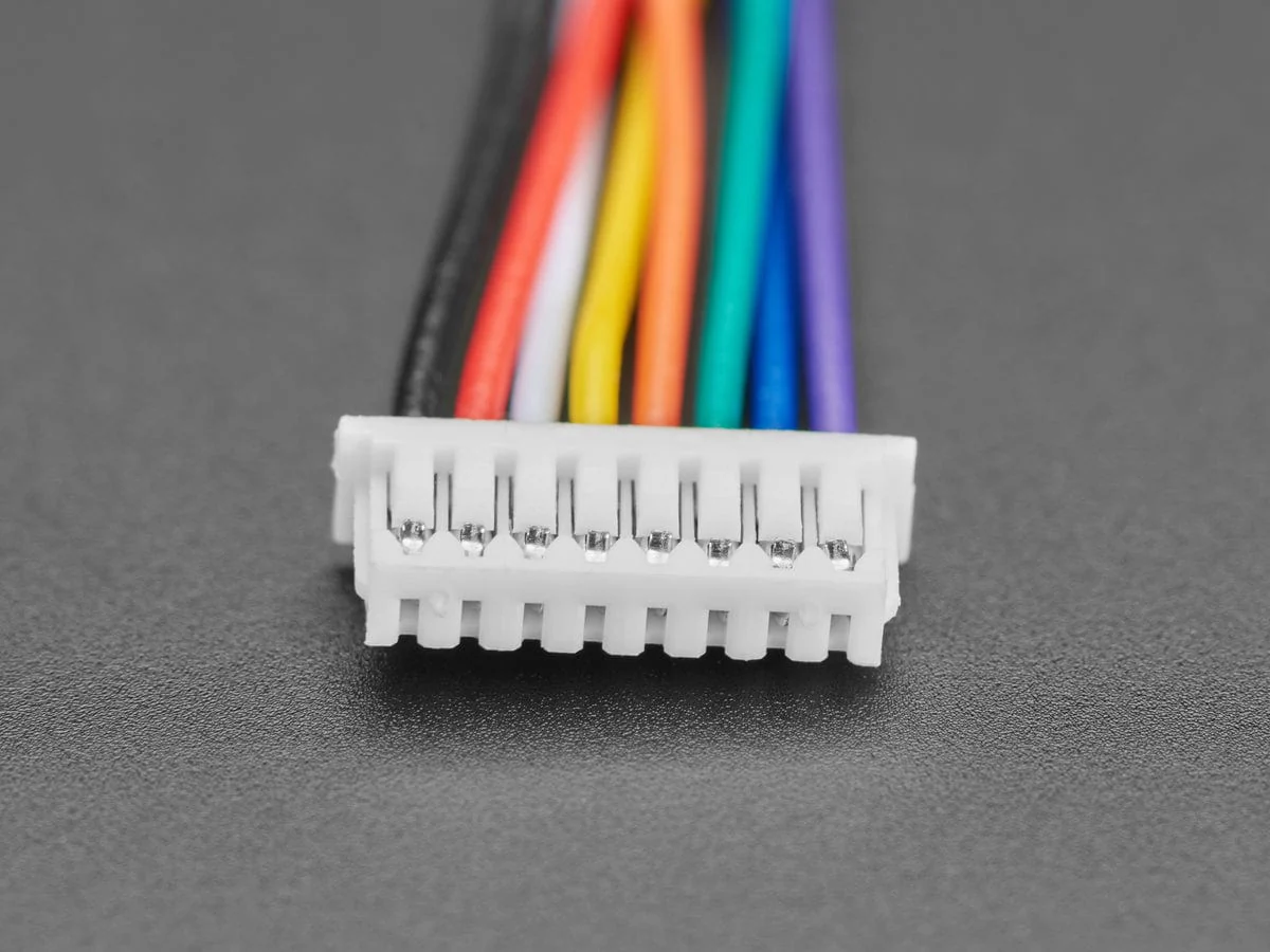 1.25mm Pitch 8-pin Cable 20cm long 1:1 Cable (Molex PicoBlade Compatible) - Image 2