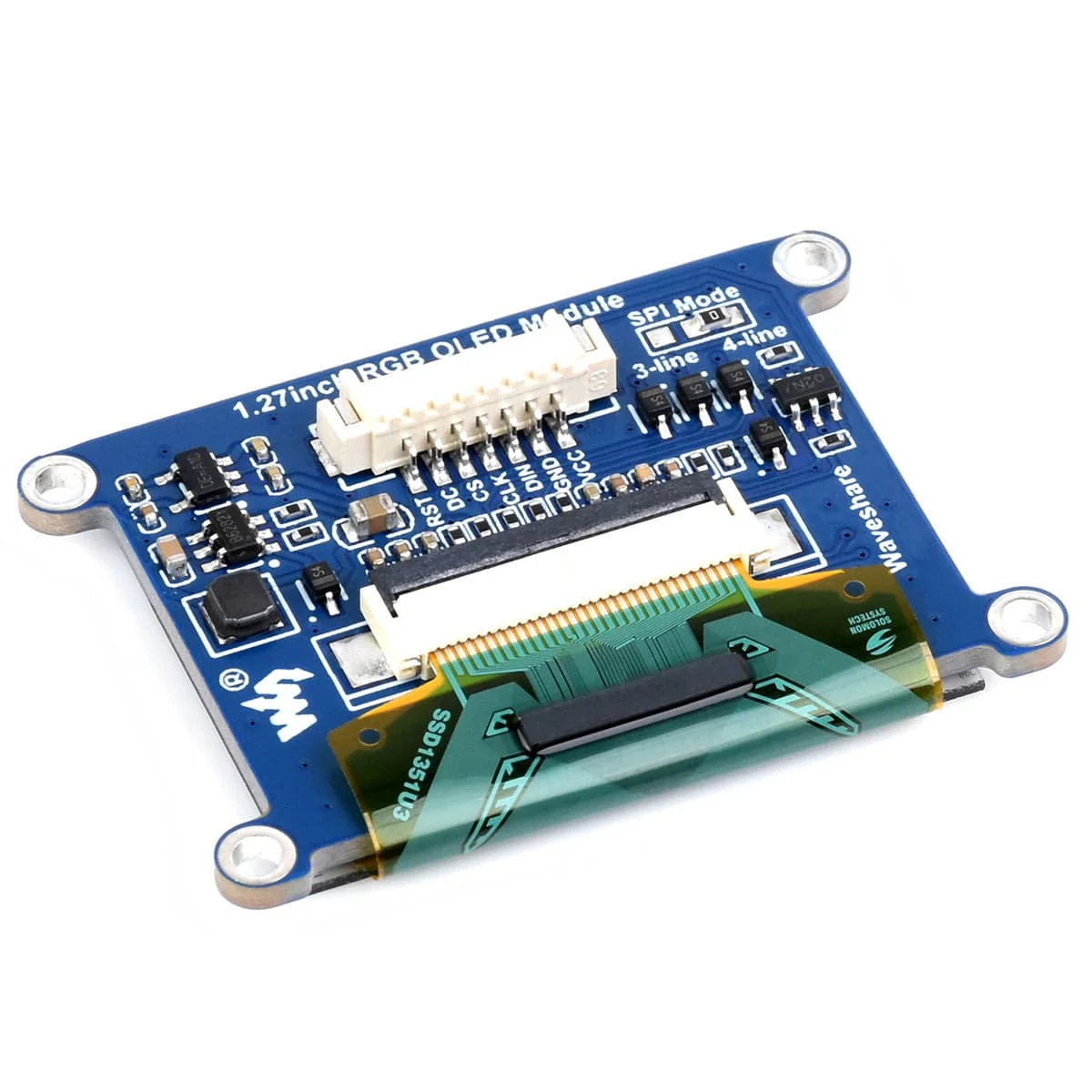 1.27" RGB OLED Display Module (128x96, 262K Colours) - Image 2
