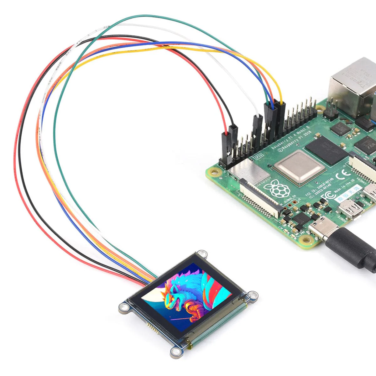 1.27" RGB OLED Display Module (128x96, 262K Colours) - Image 7