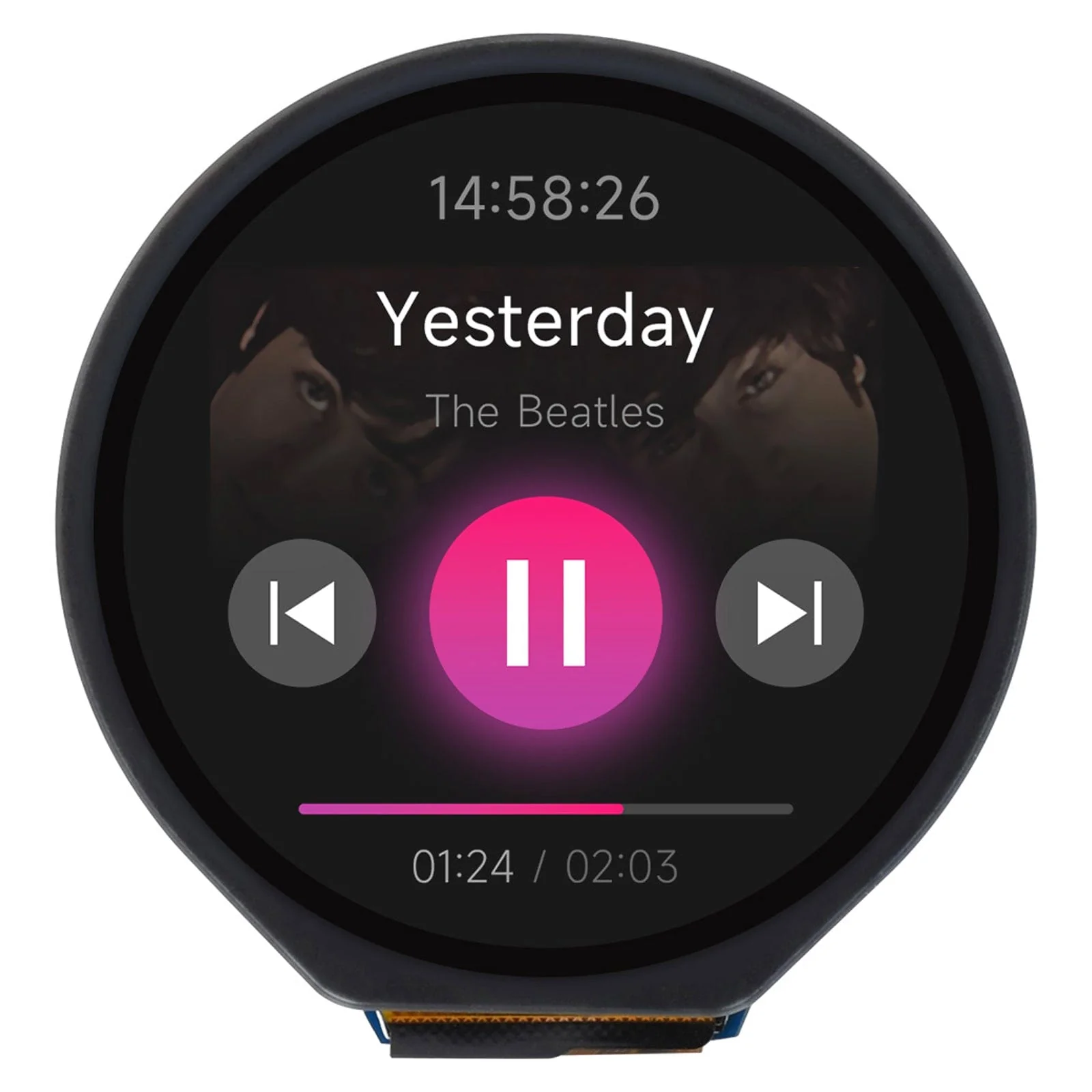 1.28" Round Touchscreen LCD Display Module - Image 3