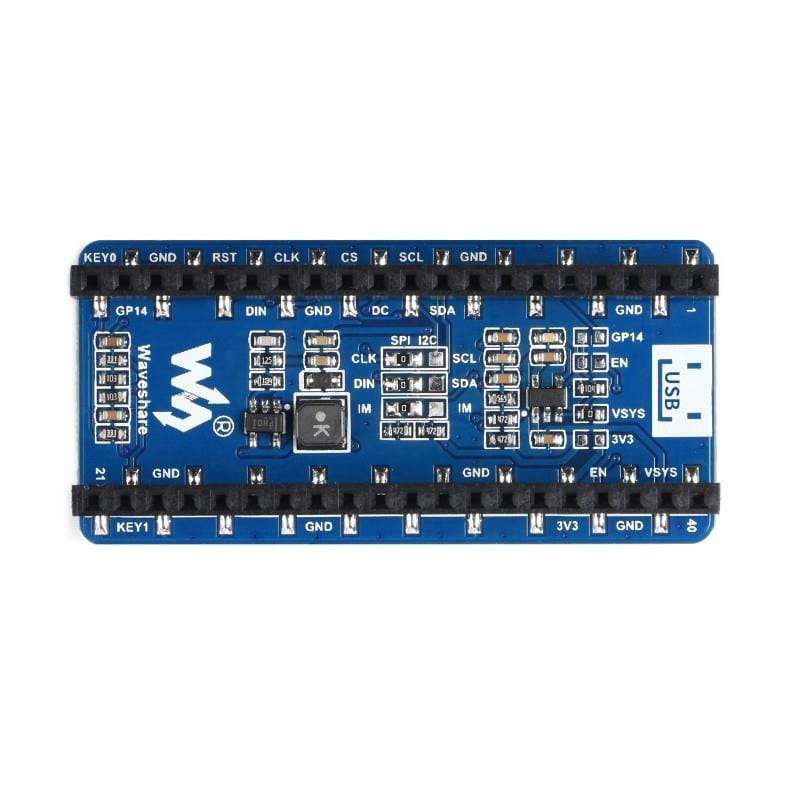 1.3" OLED Display Module for Raspberry Pi Pico (64×128) - Image 3