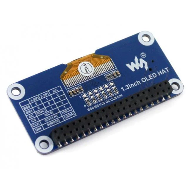 1.3" OLED Display HAT for Raspberry Pi (128x64) [Discontinued] - Image 4