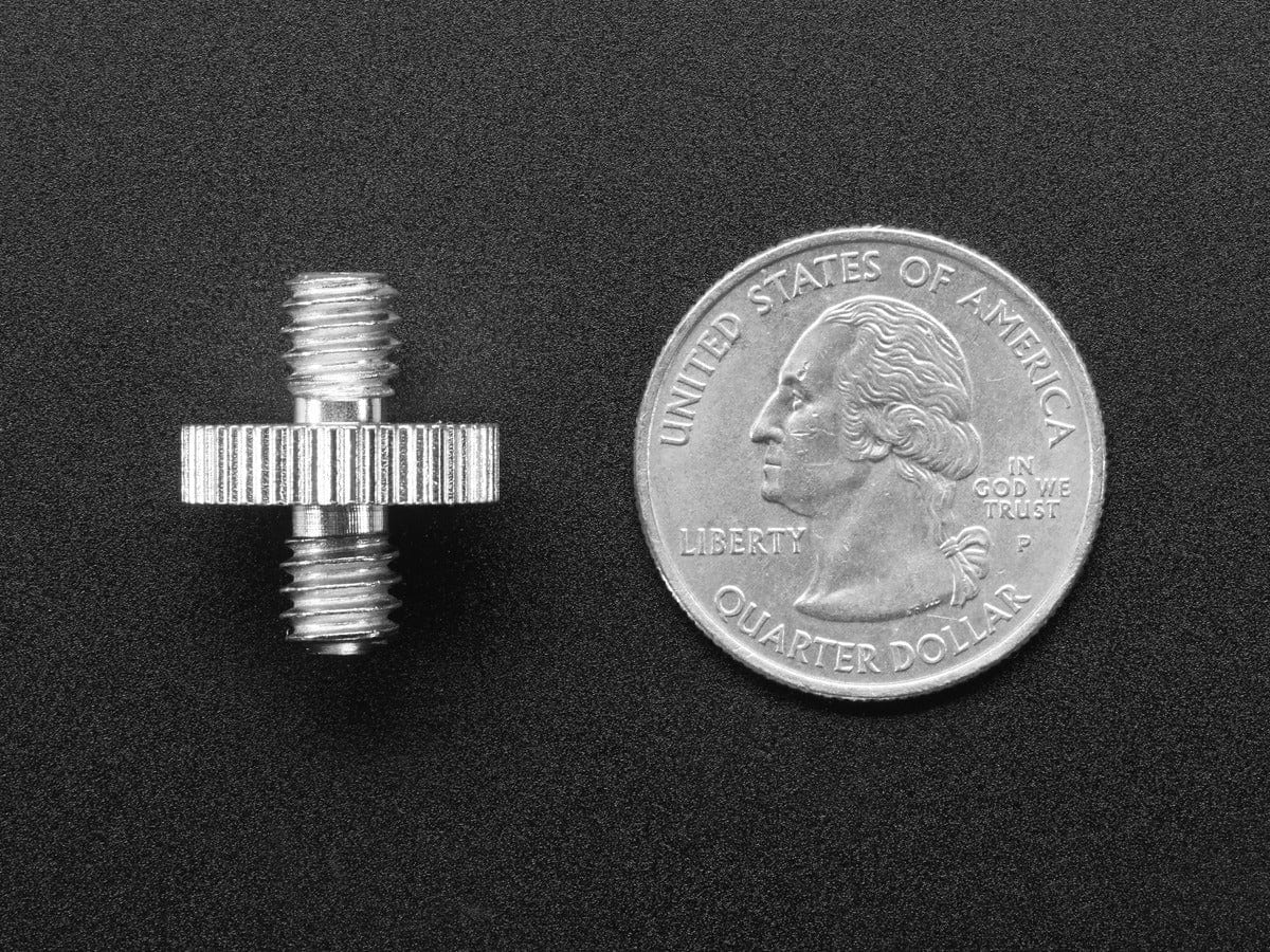 1/4" to 1/4" Screw Adapter - For Camera / Tripod / Photo / Video - Image 3