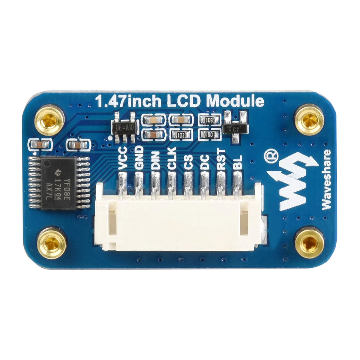 1.47" Rounded SPI LCD Display Module (172x320) - Image 3