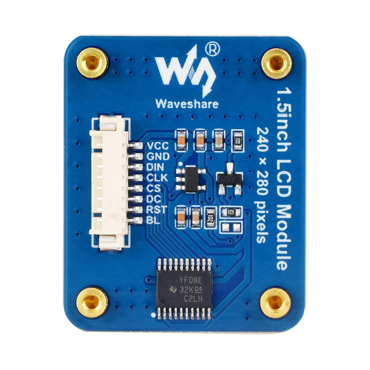 1.5" Rounded IPS LCD Display Module (240 x 280) - Image 2