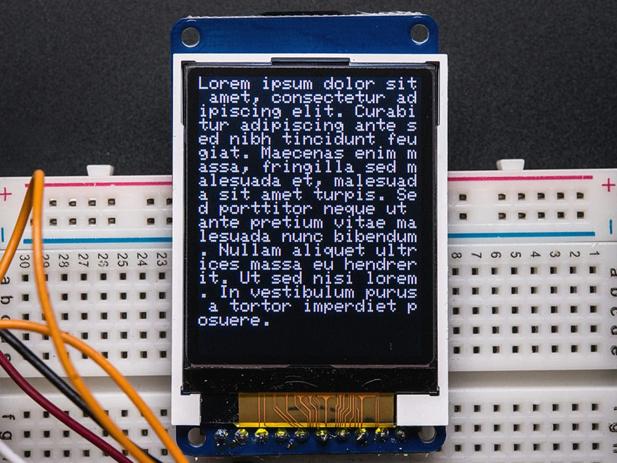 1.8" SPI TFT display, 160x128 18-bit color - ST7735R driver [discontinued] - Image 5