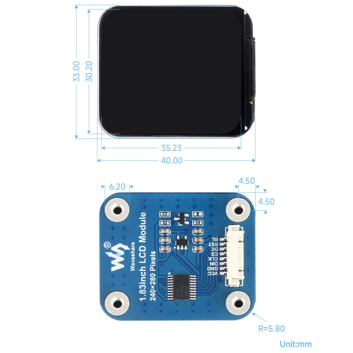 1.83" IPS LCD Display Module (240 x 280) - Image 6