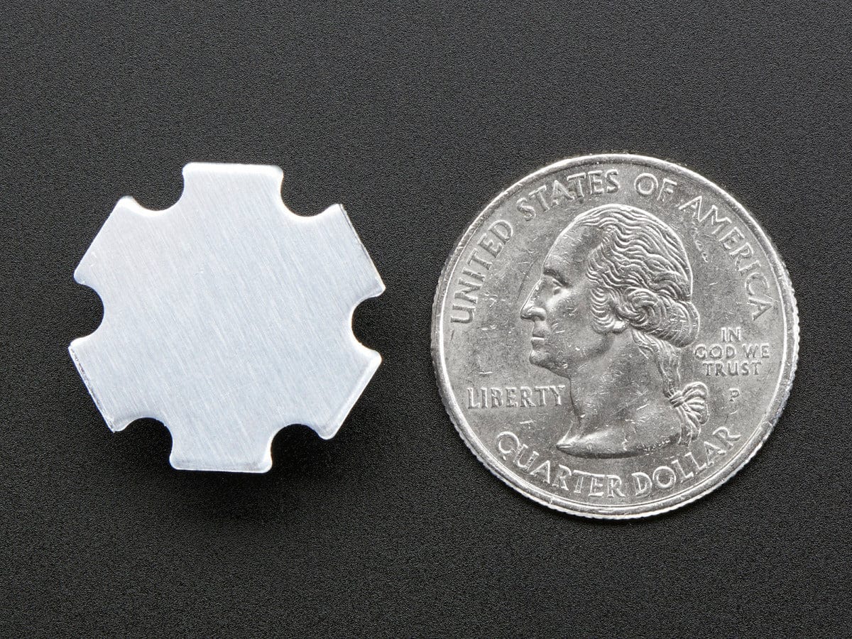1 Watt Cool White LED - Heatsink Mounted - Image 3