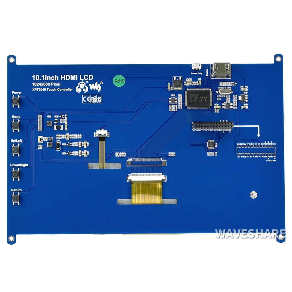 10.1" IPS Resistive Touchscreen LCD (1024×600) - Image 2