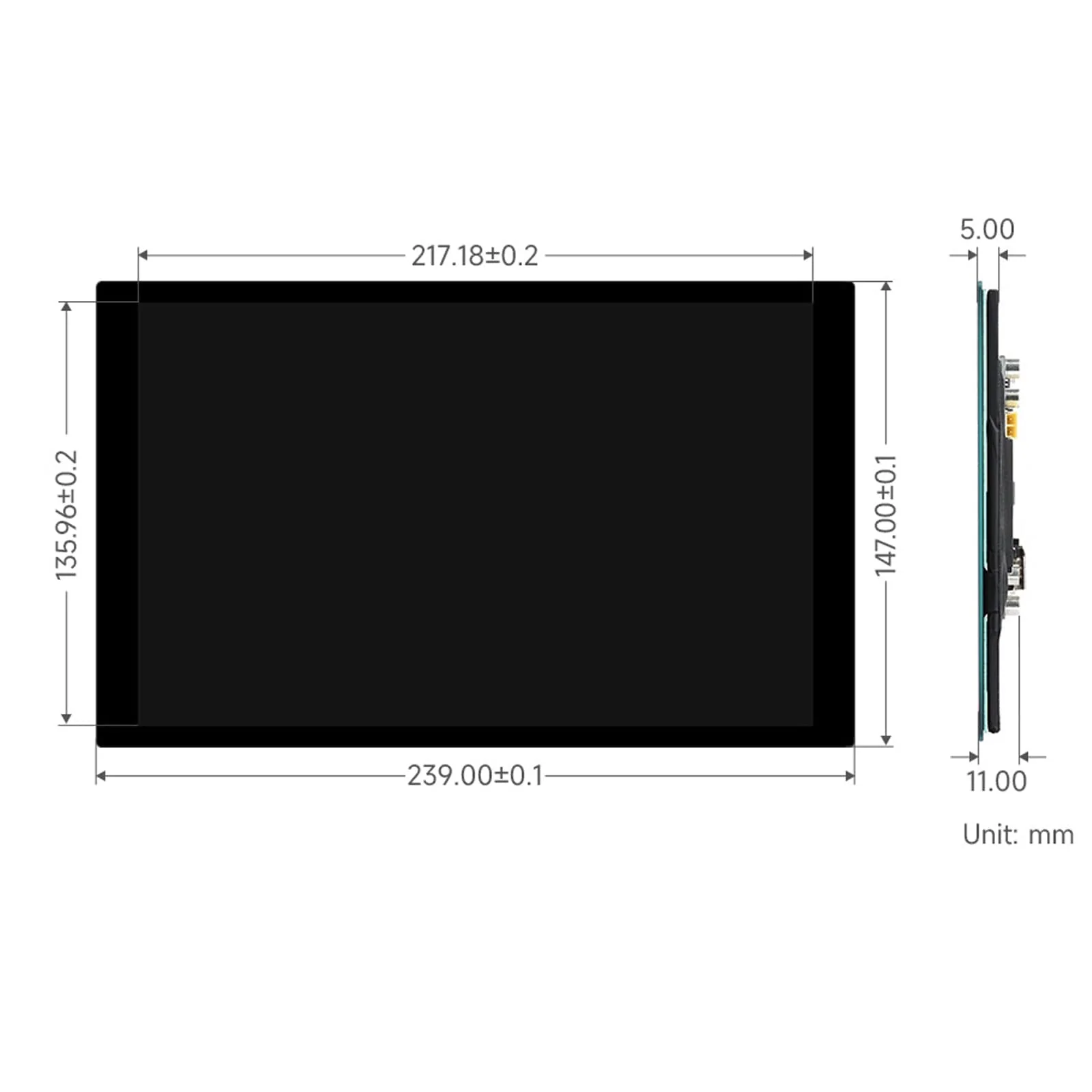 10.1" IPS HDMI Capacitive Touch Display - Image 5