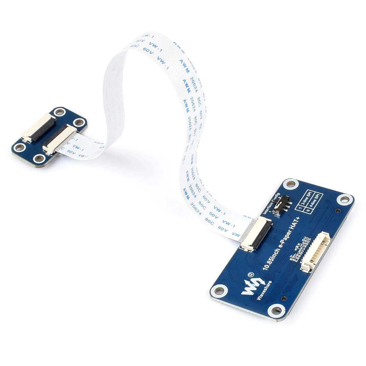 10.85" ePaper Display (G) with HAT for Raspberry Pi (1360x480) - Image 3
