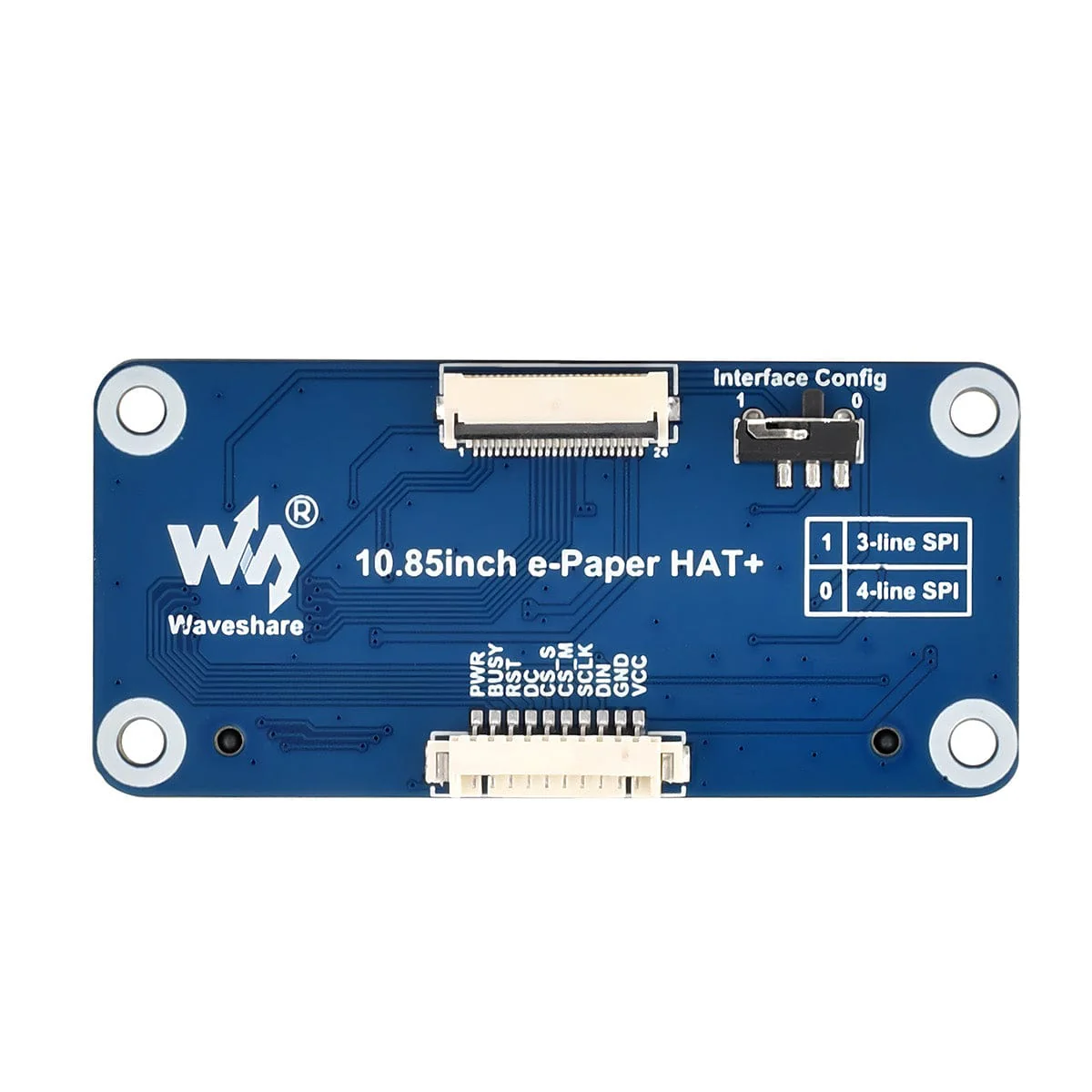 10.85" ePaper Display (G) with HAT for Raspberry Pi (1360x480) - Image 4