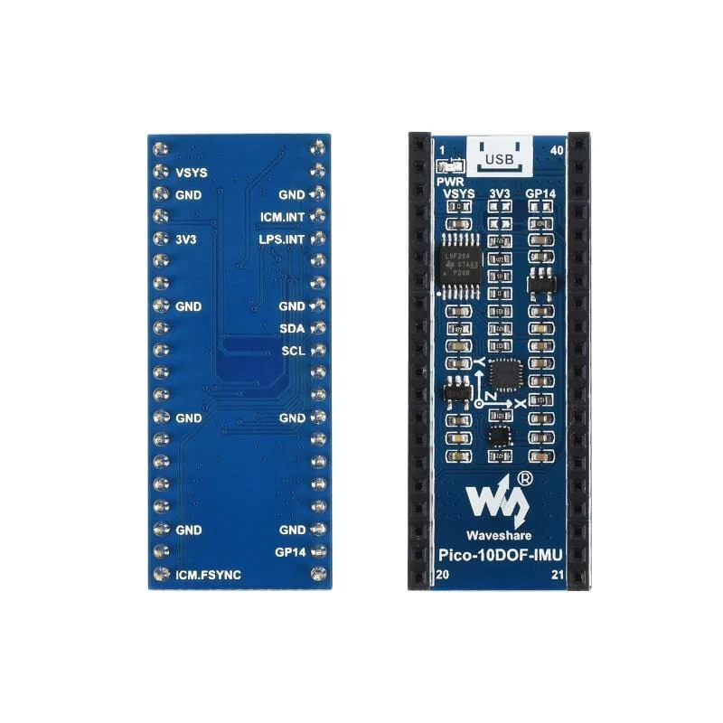 10-DOF IMU Sensor Module for Raspberry Pi Pico - Image 5
