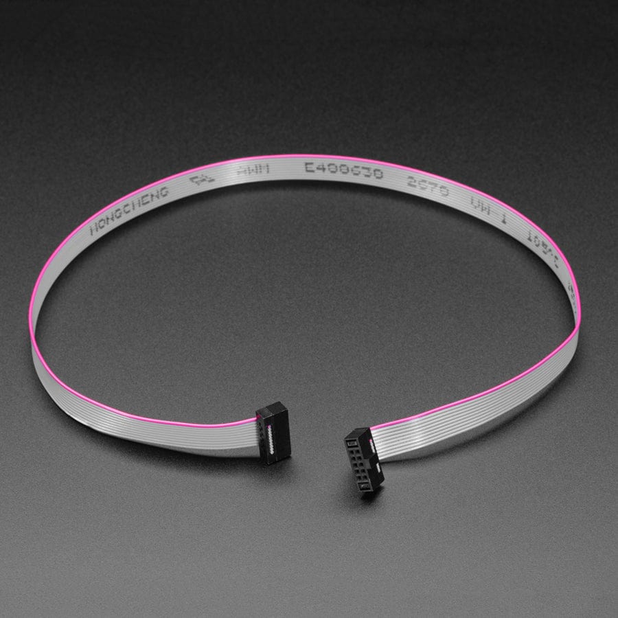 10-pin 2x5 Socket-Socket 1.27mm IDC (SWD) Cable - 300mm long