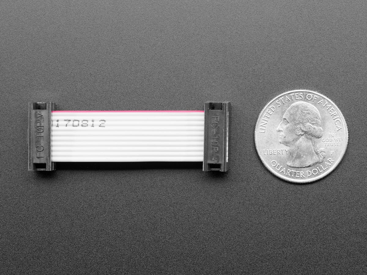 10-pin Socket/Socket IDC cable - Short 1.5" - Image 2