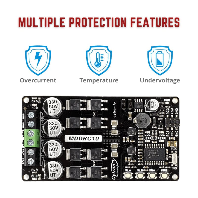 10A 2-Channel 7-30V DC Motor Driver for RC - Image 6