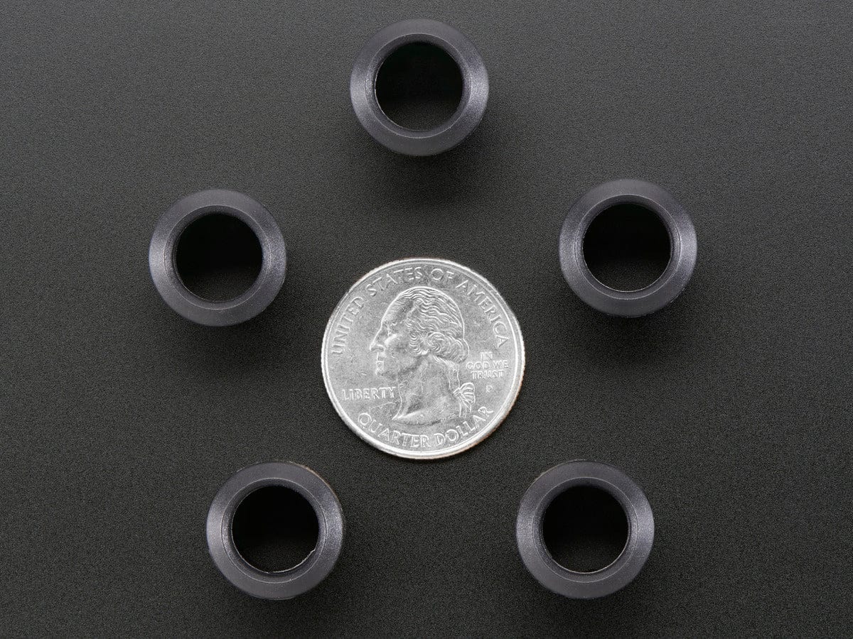 10mm Plastic Bevel LED Holder - Pack of 5 - Image 4