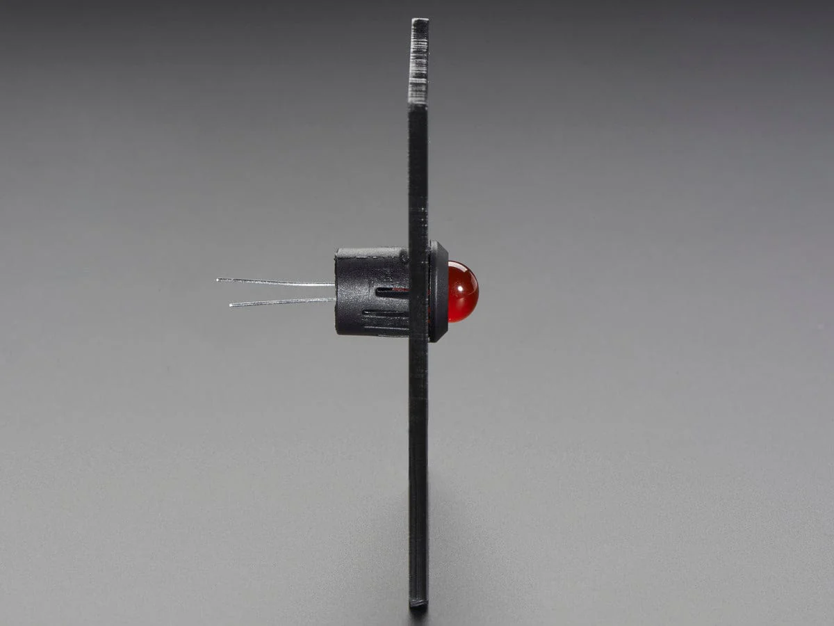 10mm Plastic Bevel LED Holder - Pack of 5 - Image 7