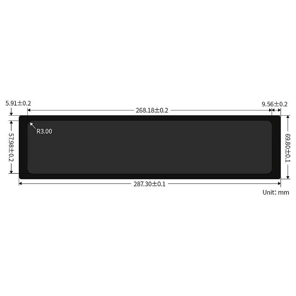 11.9" DSI IPS Capacitive Touchscreen Display for Raspberry Pi (320x1480) - Image 6