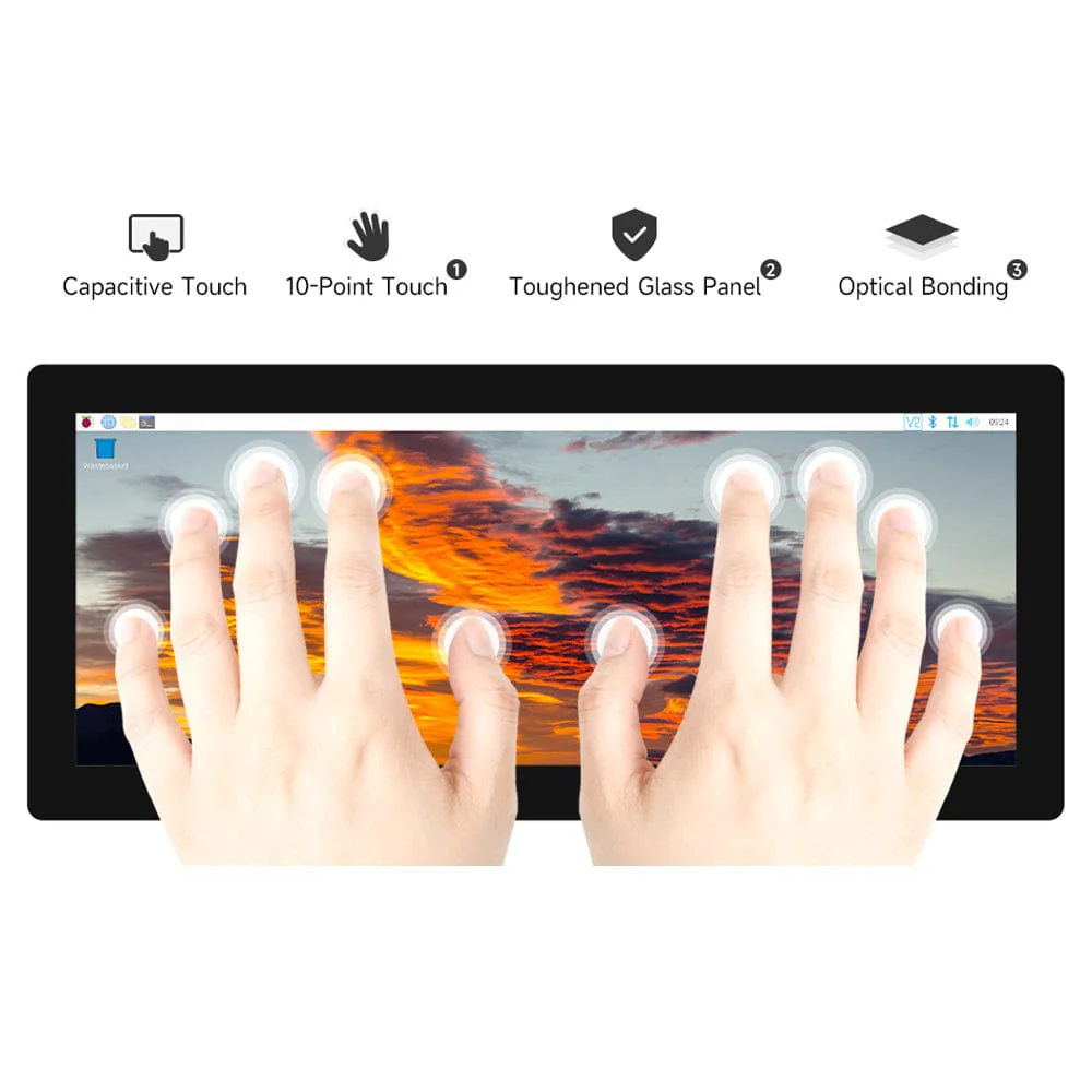12.3" DSI Capacitive Touch IPS Display for Raspberry Pi 5 - Image 6