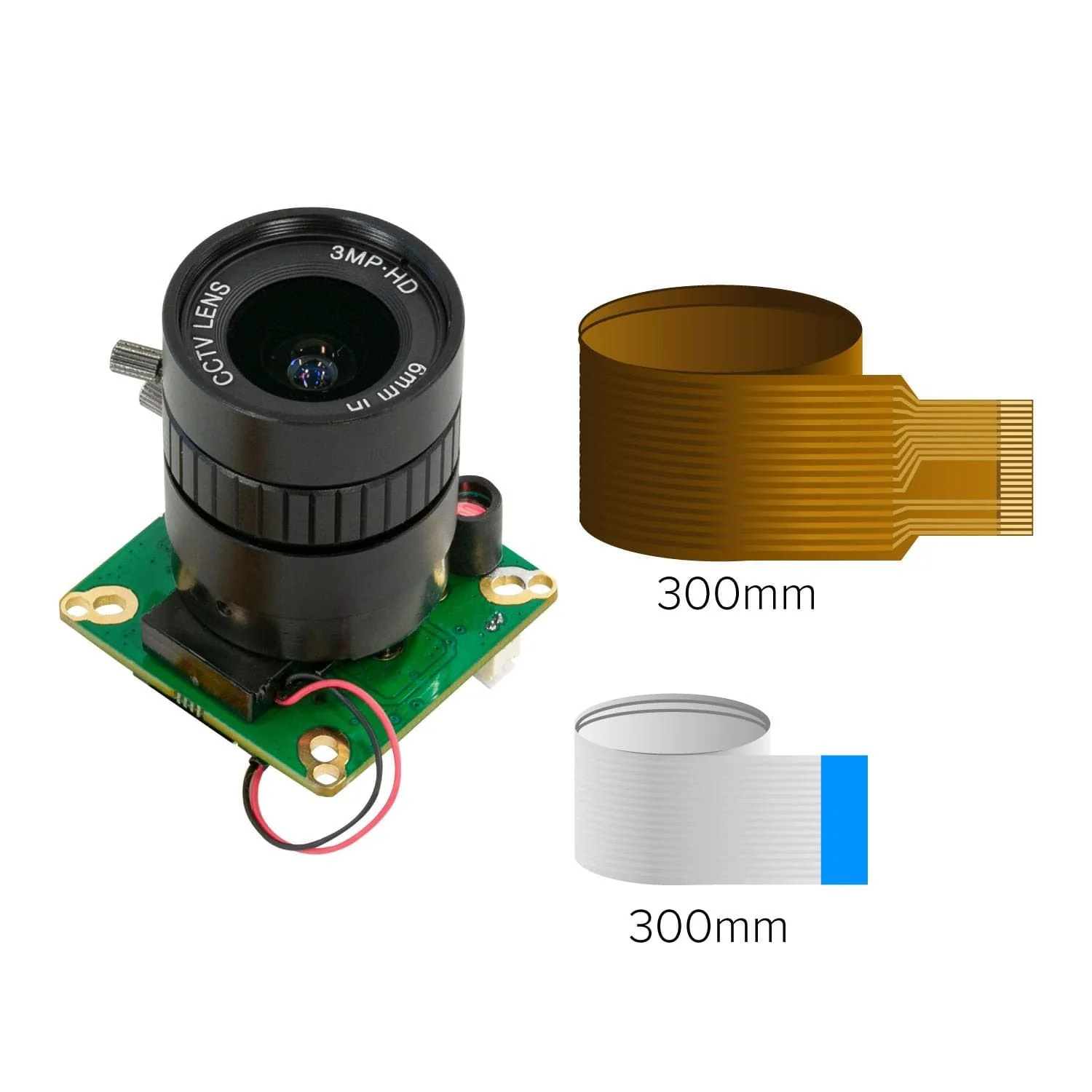 12.3MP IR-CUT HQ Camera with 6mm CS Lens for Raspberry Pi - Image 3