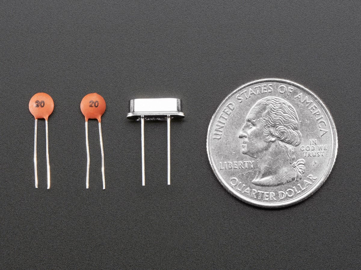 12 MHz Crystal + 20pF capacitors - Image 2