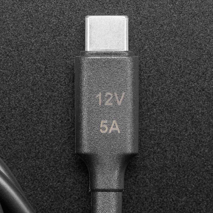 12V 5A USB-C 3.1 PD to 5.5mm Barrel Jack Cable - 1.2m with E-Mark - Image 2