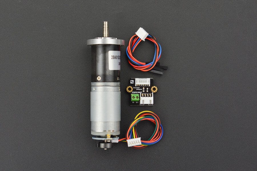 12V Low noise DC Motor 143RPM w/Encoder - Image 2