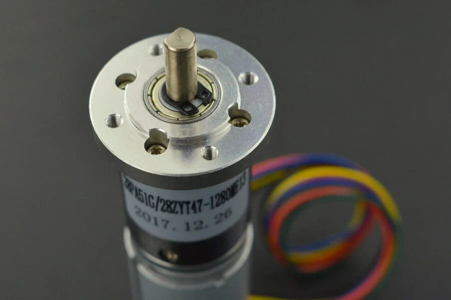 12V Low noise DC Motor 143RPM w/Encoder - Image 4