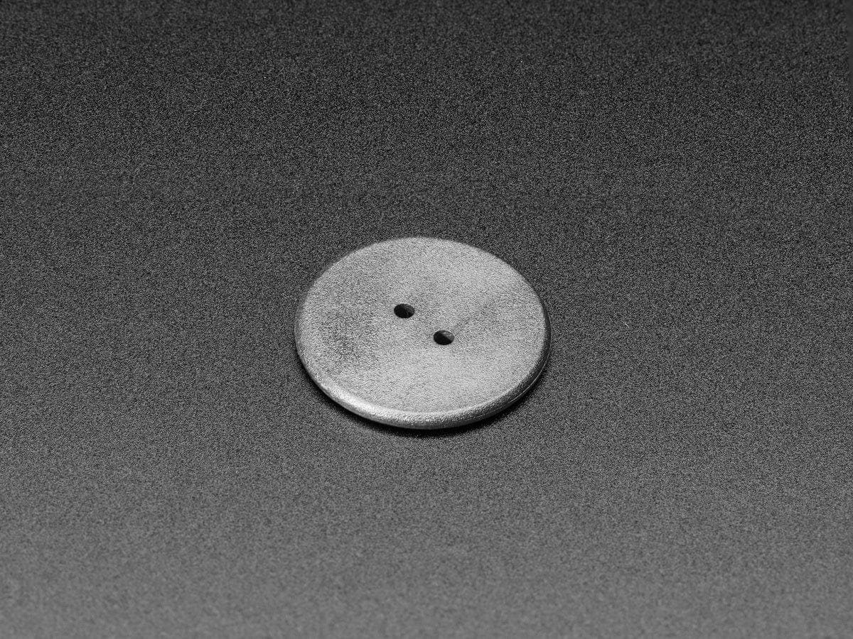 13.56MHz RFID/NFC Black Sewable Button - NTAG213 (24mm Diameter) - Image 2