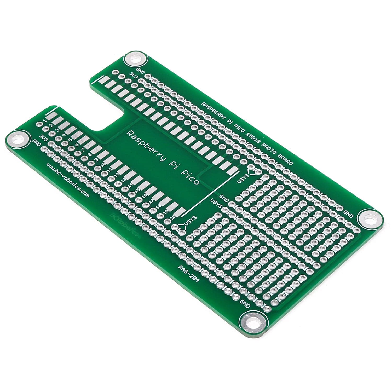1591B Proto Board for Raspberry Pi Pico [Discontinued] - Image 2