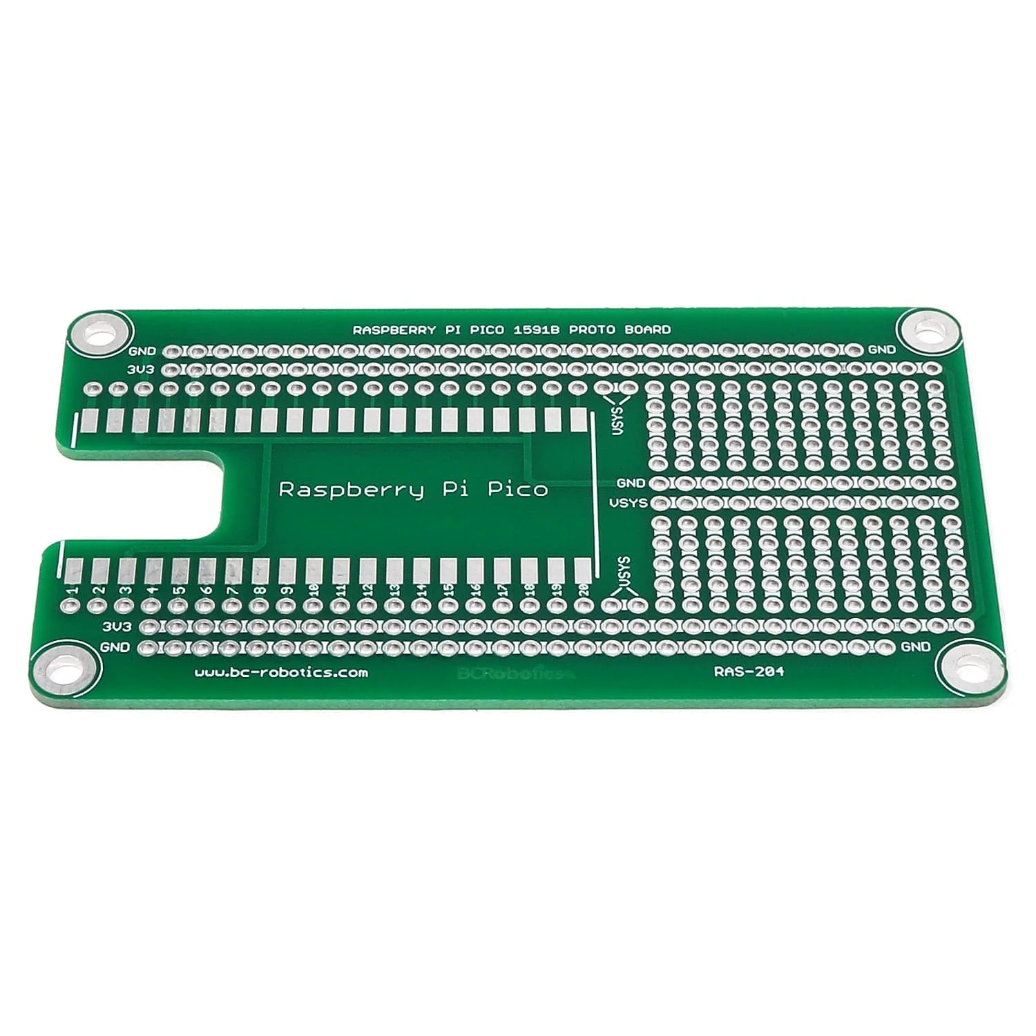 1591B Proto Board for Raspberry Pi Pico [Discontinued] - Image 4