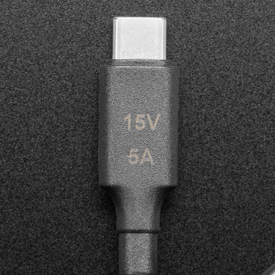15V 5A USB-C 3.1 PD to 5.5mm Barrel Jack Cable - 1.2m with E-Mark - Image 2