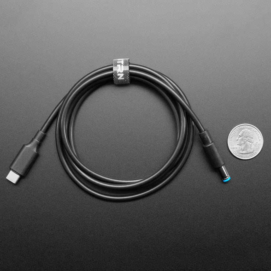 15V 5A USB-C 3.1 PD to 5.5mm Barrel Jack Cable - 1.2m with E-Mark - Image 5