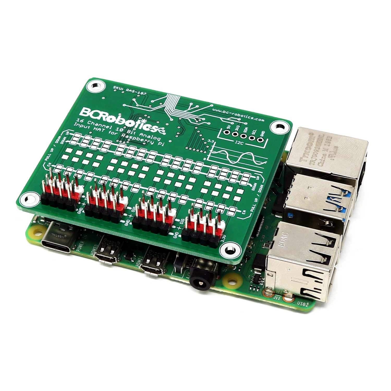 16 Channel Analog Input HAT – ADC for Raspberry Pi - Image 6
