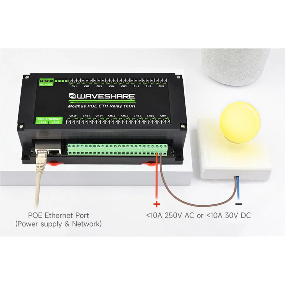 16-Channel Modbus Ethernet Relay Module - Image 10