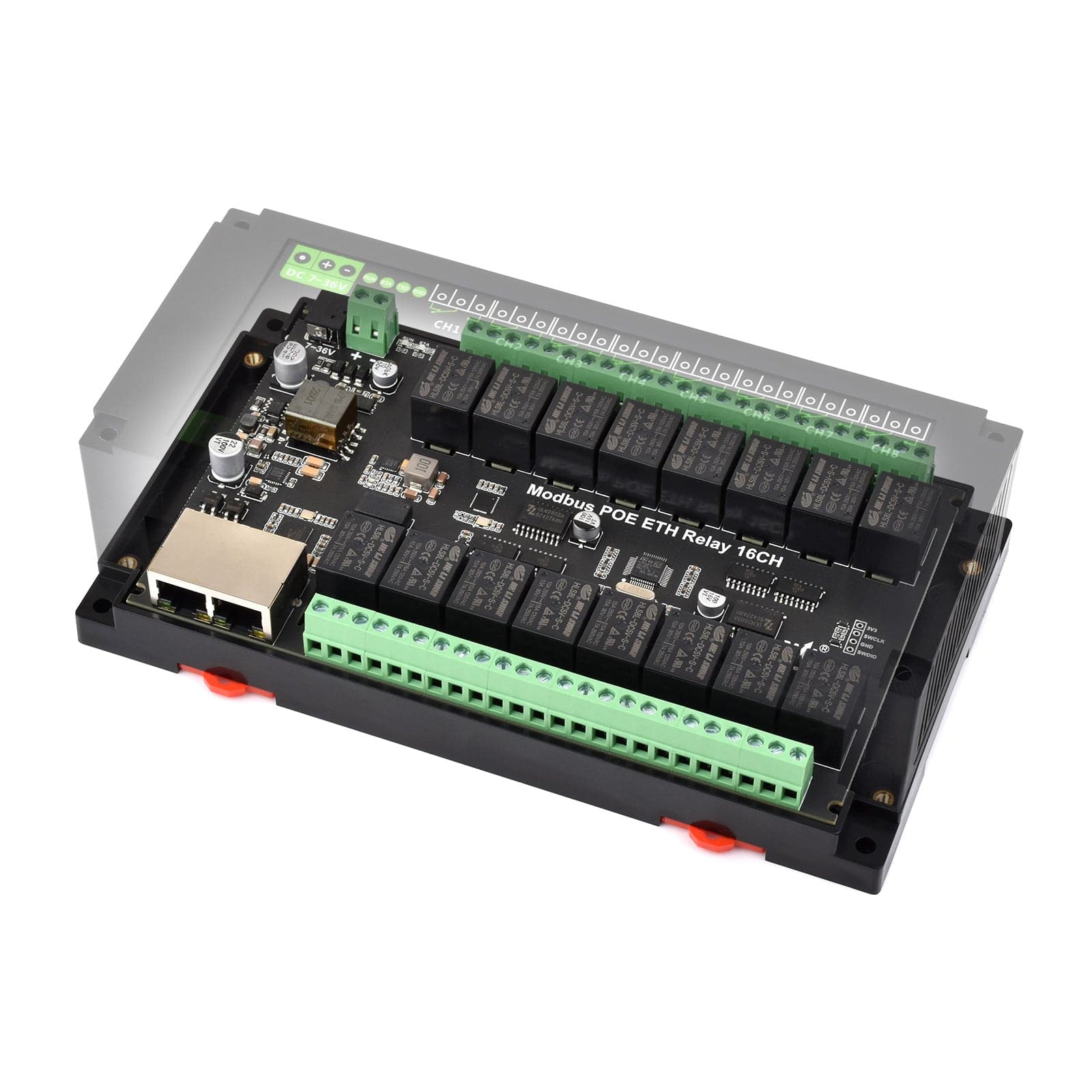 16-Channel Modbus Ethernet Relay Module - Image 2