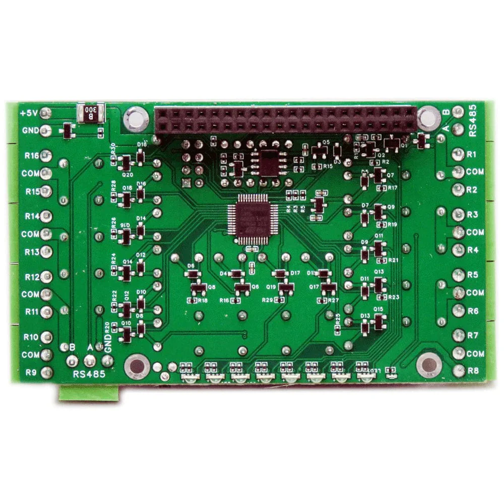 16 Relays 2A/24V 8-Layer Stackable HAT for Raspberry Pi [Discontinued] - Image 6