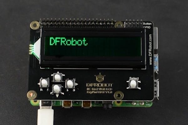 16x2 I2C RGB LCD Keypad HAT with RGB Font [Discontinued] - Image 2