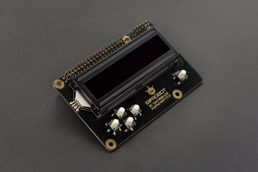16x2 I2C RGB LCD Keypad HAT with RGB Font [Discontinued] - Image 6