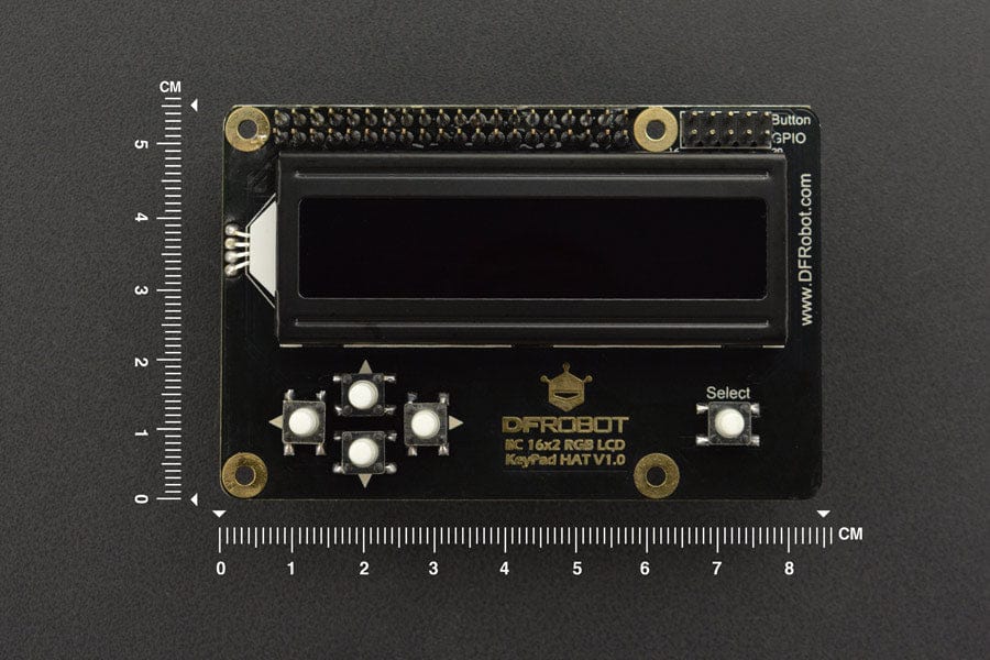 16x2 I2C RGB LCD Keypad HAT with RGB Font [Discontinued] - Image 7