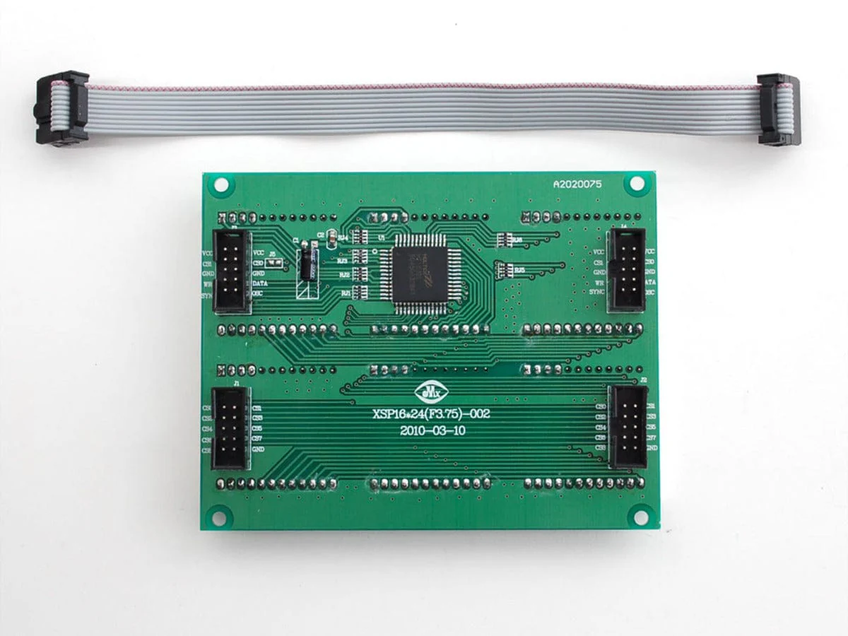16x24 Red LED Matrix Panel - Chainable HT1632C Driver [discontinued] - Image 2