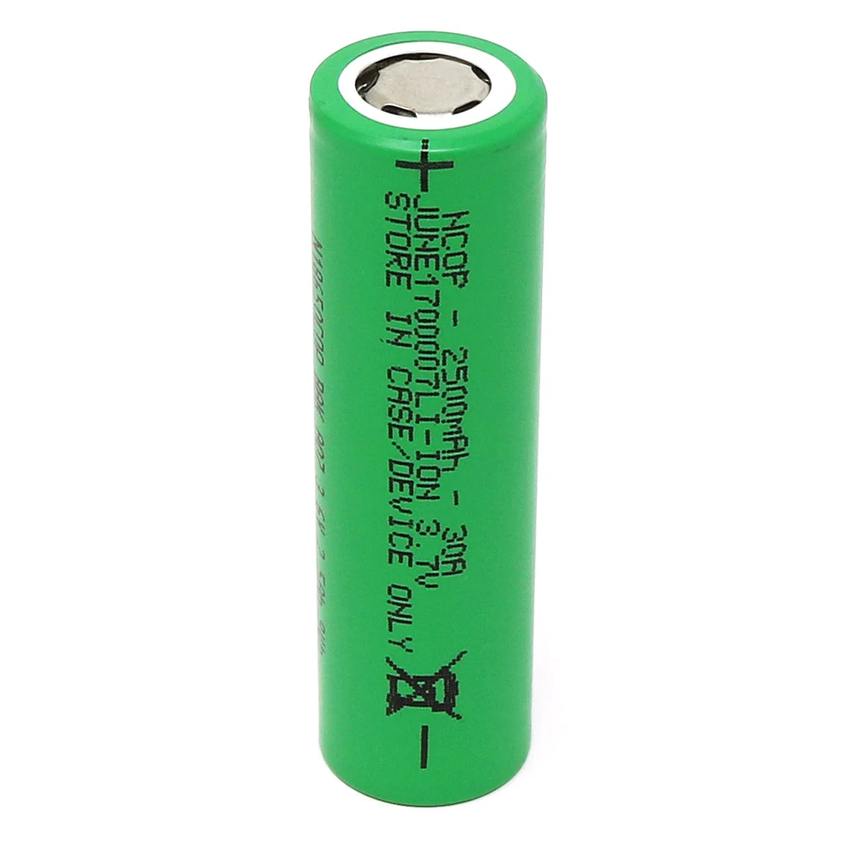 18650 Lithium-ion Rechargeable Cell - 2500mAh 3.7V 30A - Image 4